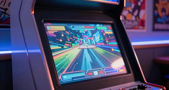 optimal arcade screen size