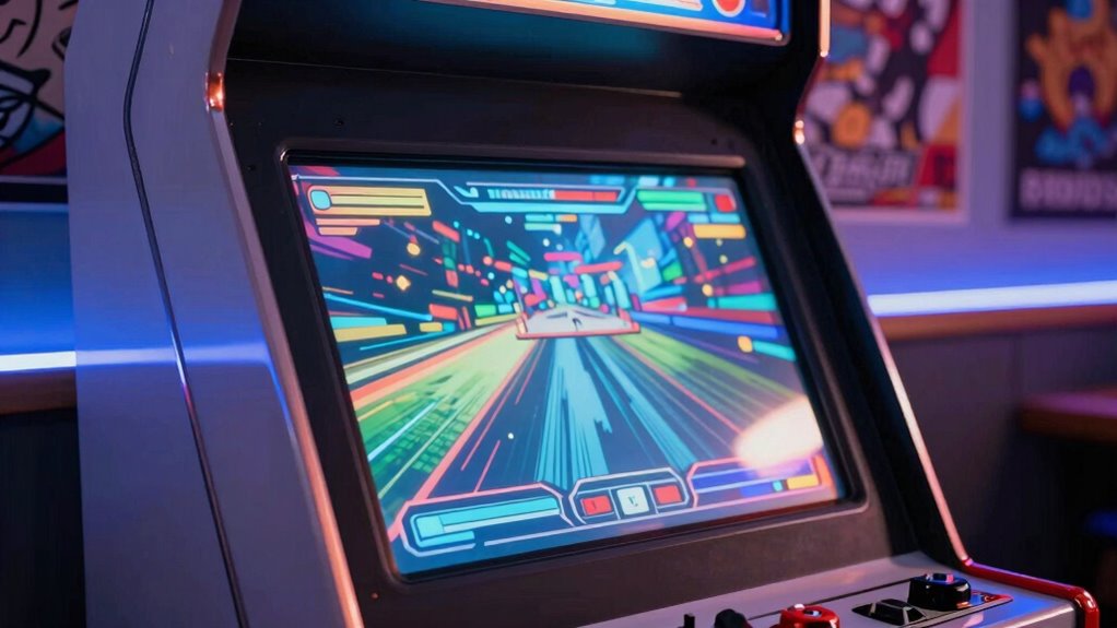 optimal arcade screen size
