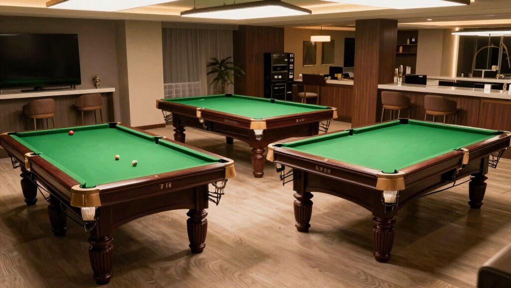 optimal pool table setup