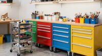 organized tool and supply storage