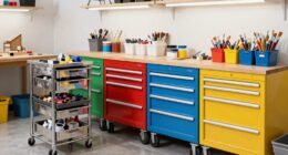 organized tool and supply storage