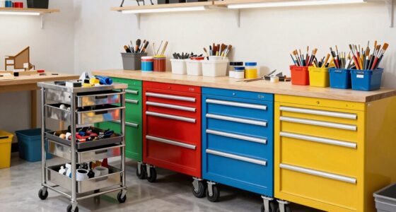 organized tool and supply storage