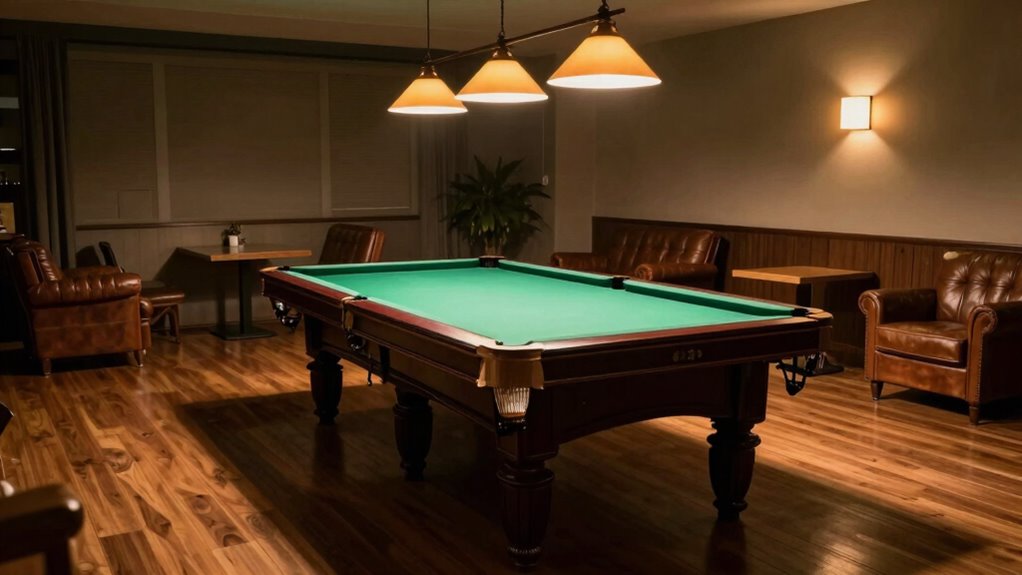 pool table size impacts gameplay