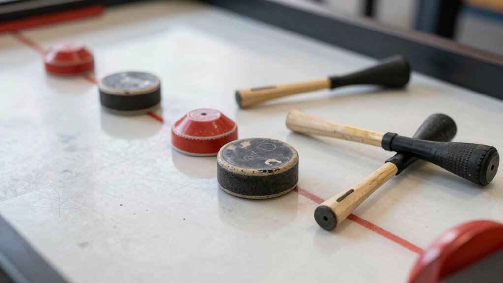 poor quality air hockey sets