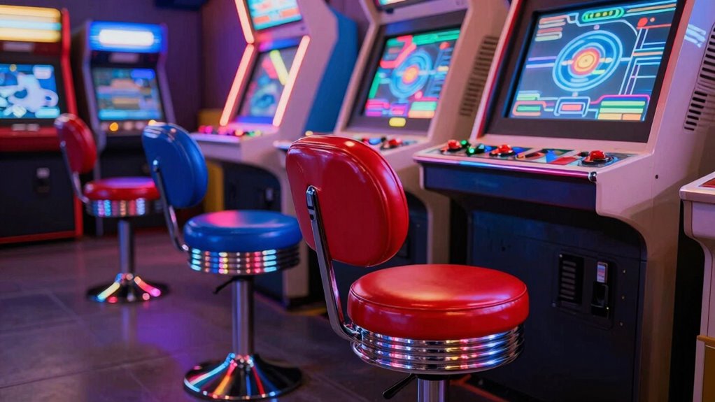 retro gaming inspired seating