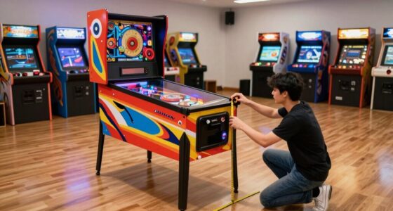 room dimensions for pinball