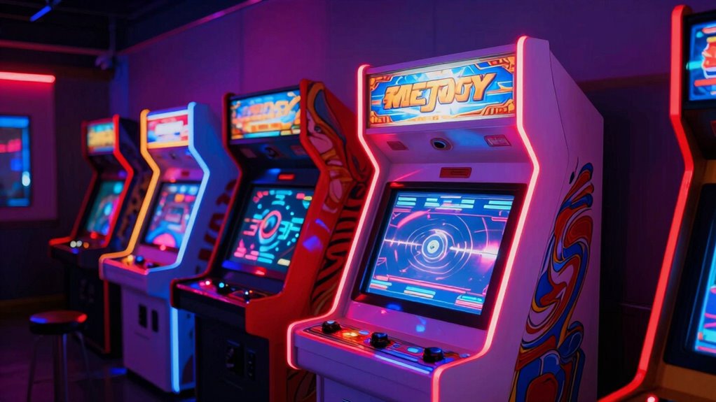 vibrant immersive arcade lighting