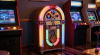 vintage music in game rooms