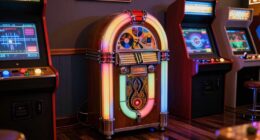vintage music in game rooms