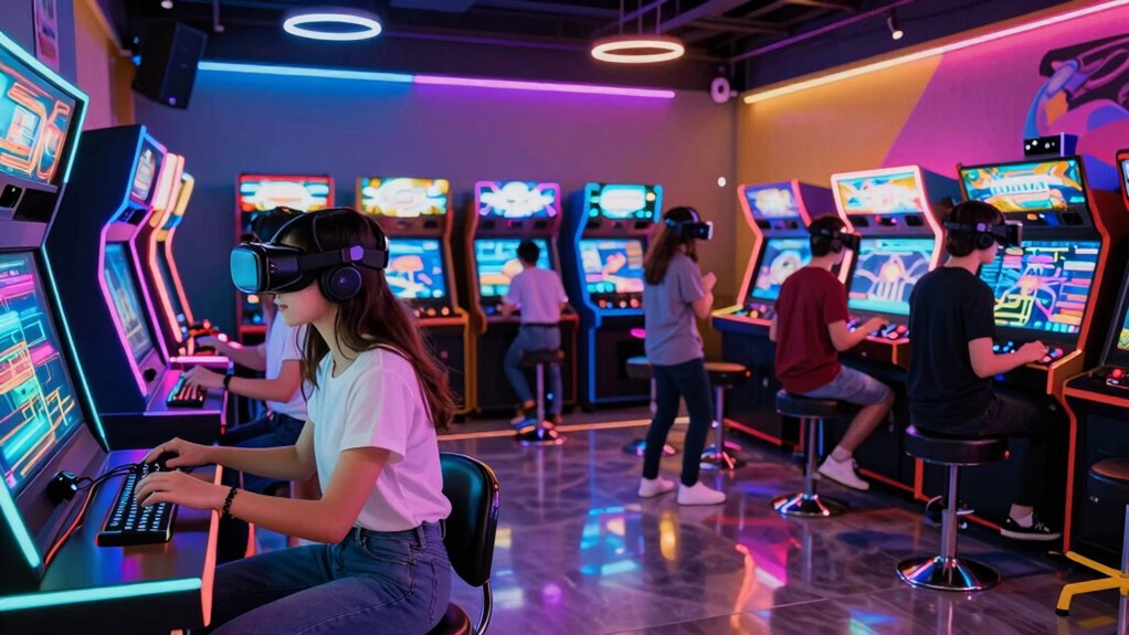 virtual reality arcade integration