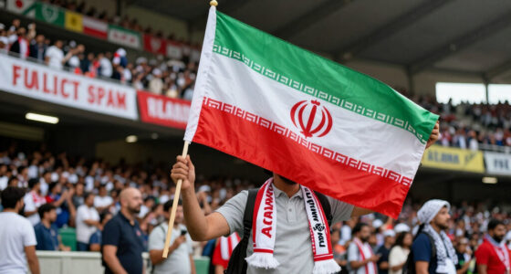 At Iran’s World Cup opener, a banned flag became a flashpoint at the stadium gates