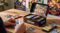 Get a Pokémon TCG: Mega Evolution—Pitch Black Build & Battle Box Early