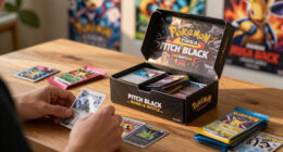 Get a Pokémon TCG: Mega Evolution—Pitch Black Build & Battle Box Early