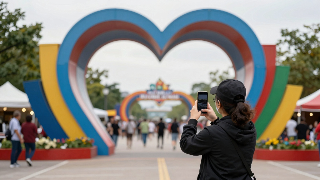 Populous creates heart-shaped gateway for World Cup fan area in Kansas City