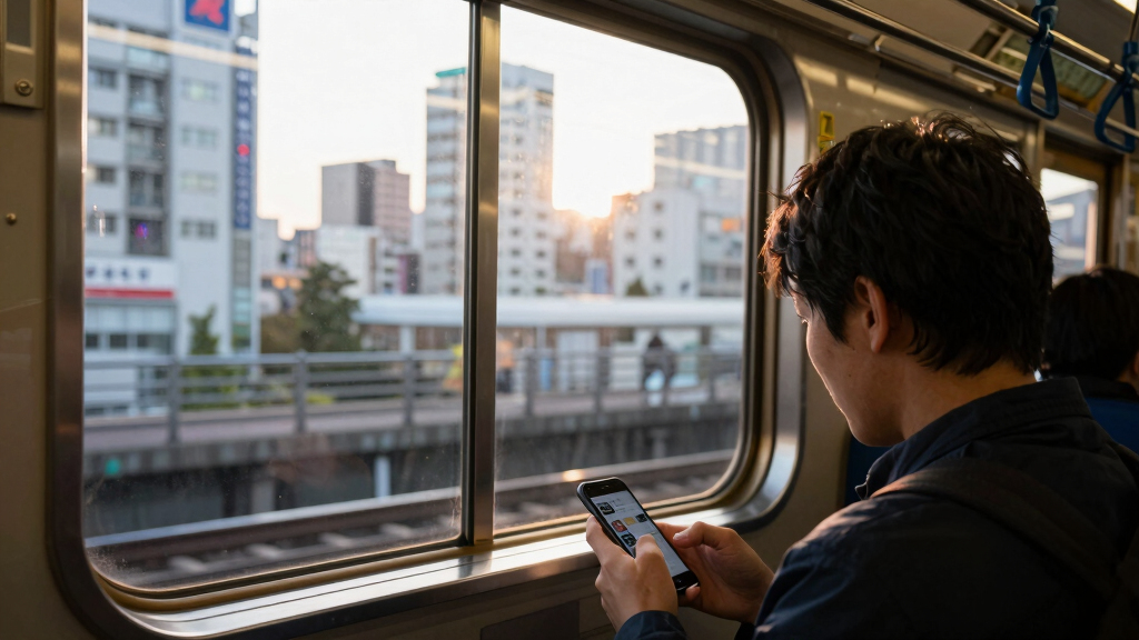 A Voxel Tokyo In Real Japan Time – Ride The Yamanote Line And Study Japanese