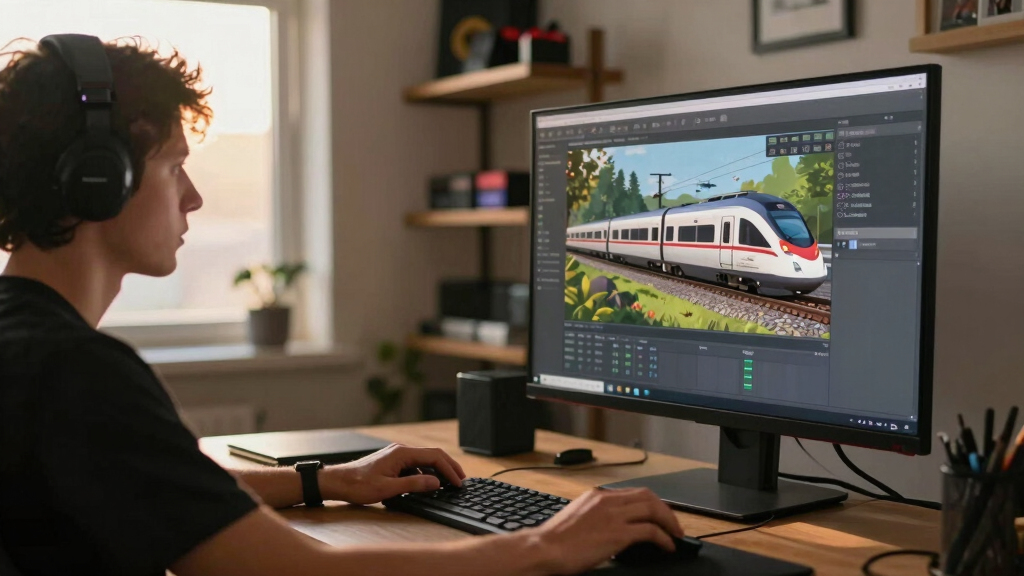 Train sim created by just one person is being called the best ever made